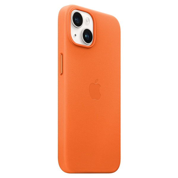 Кожен калъф Apple MagSafe за iPhone 14 / 15 / 136.1", оранжев