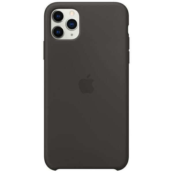 Силиконов калъф Apple за iPhone 11 Pro Max, черен