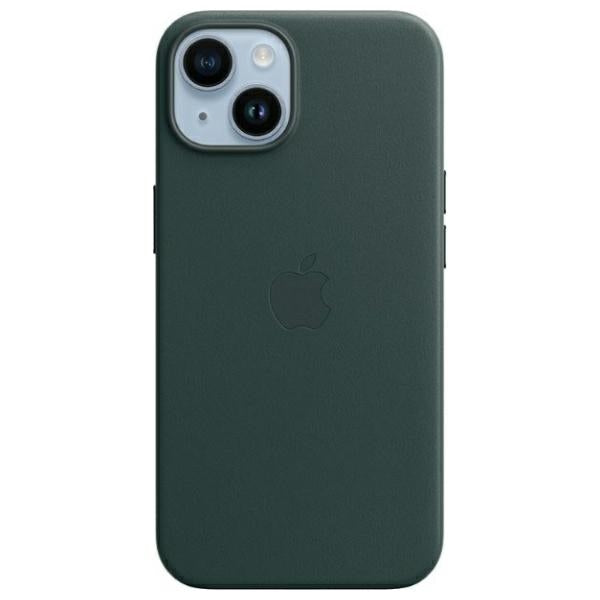 Кожен калъф Apple MagSafe за iPhone 14 6.1", зелен