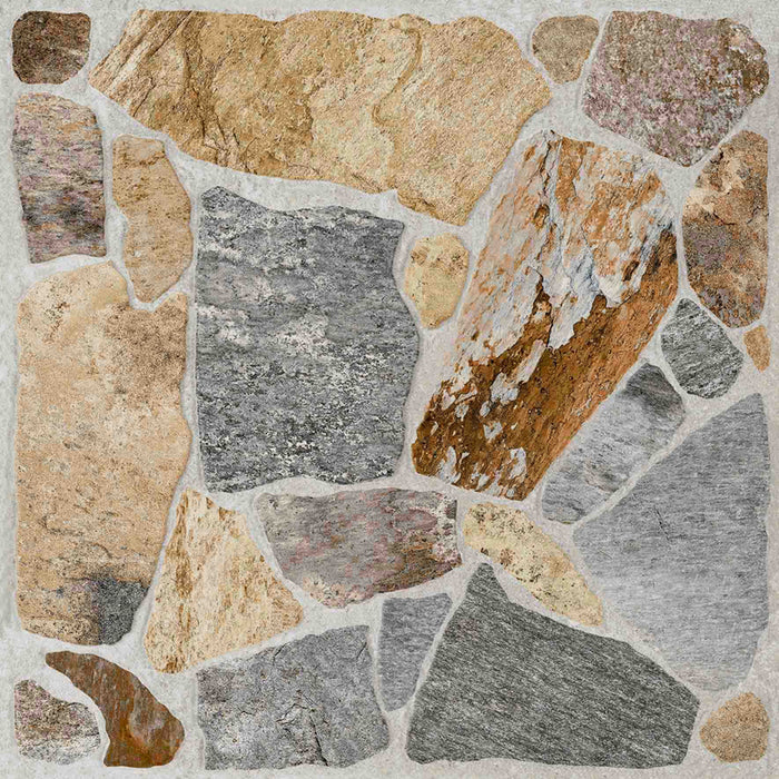 ГРАНИТОГРЕС IZIDA COBBLESTONE MIX 45.6X45.6 CM