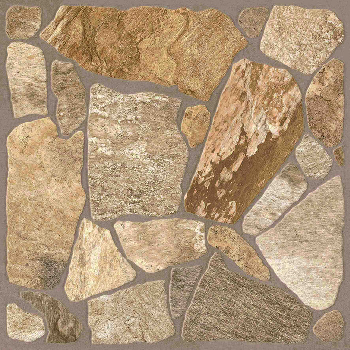 ГРАНИТОГРЕС IZIDA COBBLESTONE BROWN 45.6X45.6 CM