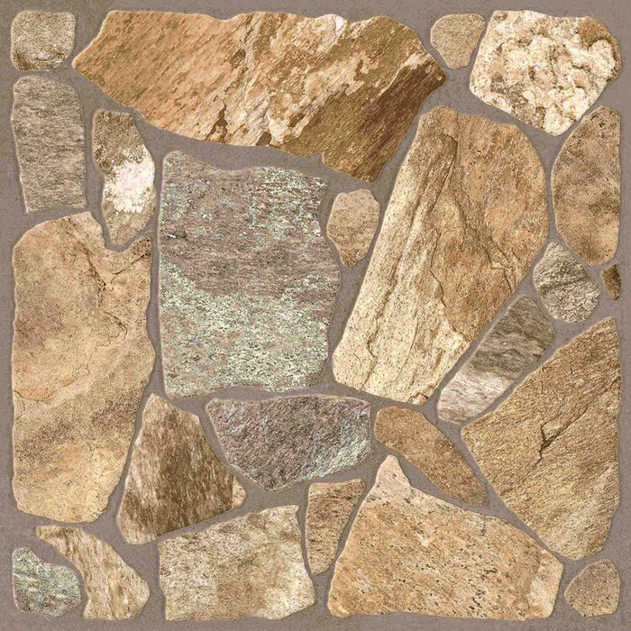 ГРАНИТОГРЕС IZIDA COBBLESTONE BROWN 45.6X45.6 CM