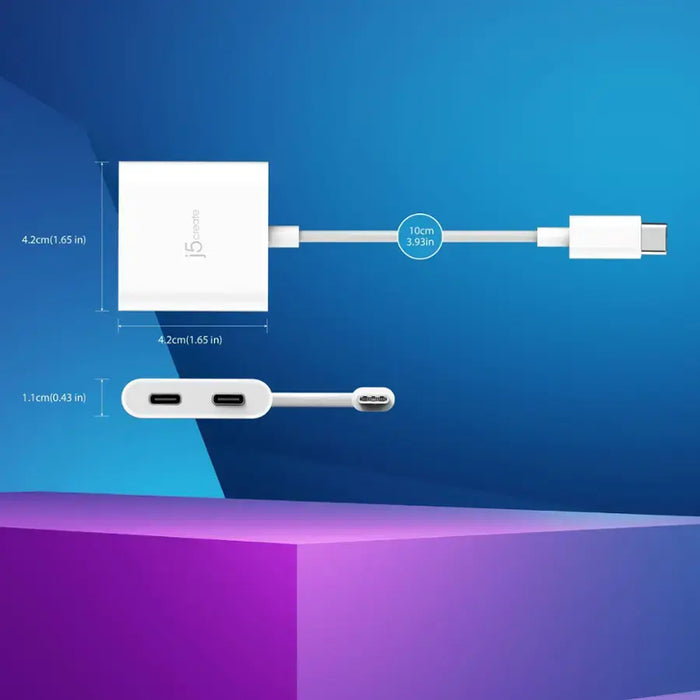 j5create USB-C&reg; към Dual USB-C Адаптер