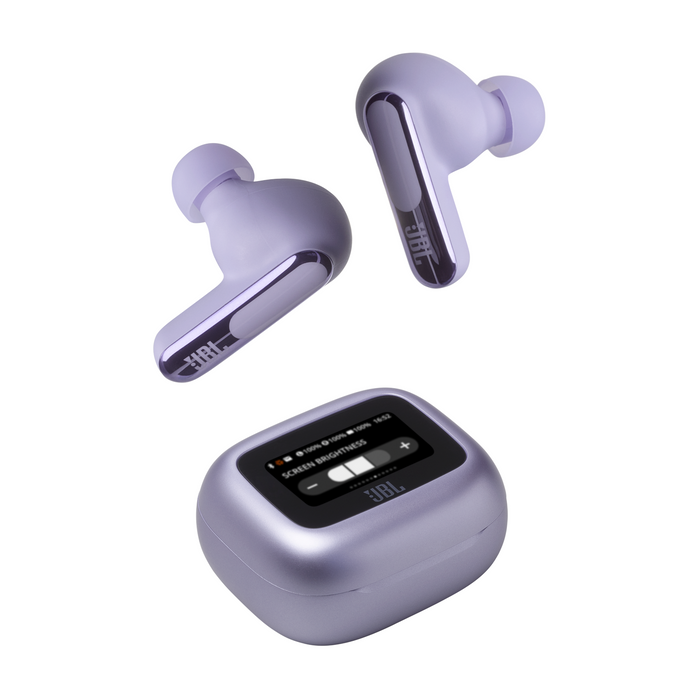 Блутут слушалки-тапи JBL Live Beam 3 - Лилав