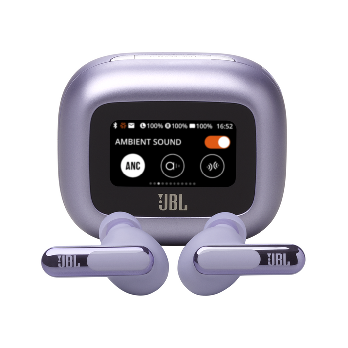 Блутут слушалки-тапи JBL Live Beam 3 - Лилав