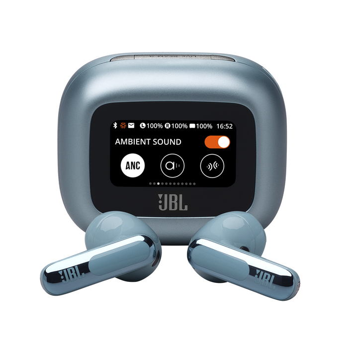 Блутут слушалки-тапи JBL Live Flex 3 - Син