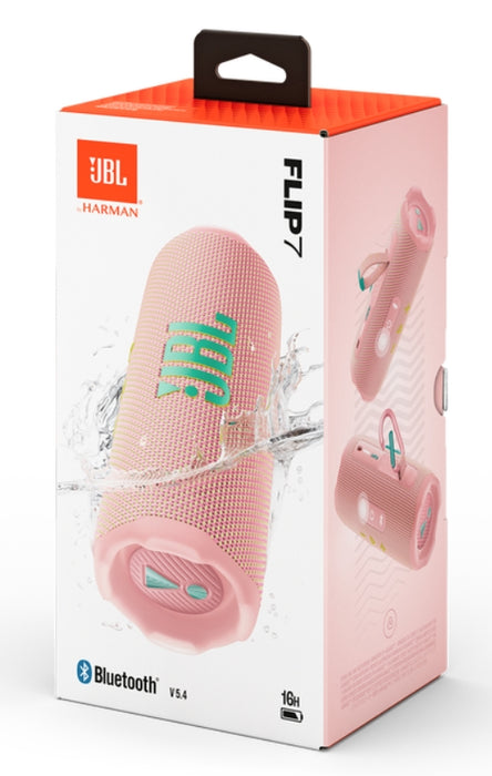 JBL FLIP7 PINK Преносим водоустойчив и устойчив на падане високоговорител
