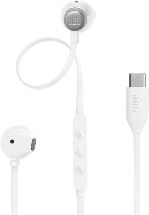 JBL T305C WHT USB-C слушалки за поставяне в ушите