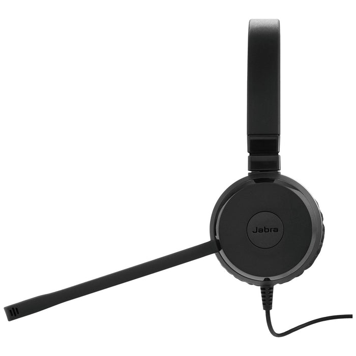 Слушалки Jabra Evolve 20 SE С кабелна лента за глава Office/Call center USB Type-C / USB Type-A Черен