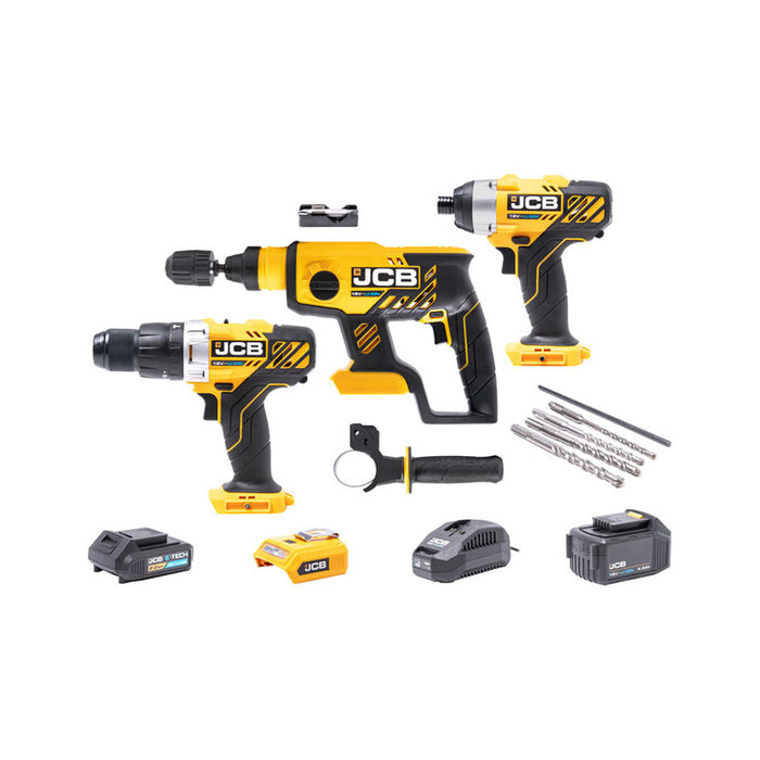 АКУМУЛАТОРЕН КОМПЛЕКТ JCB 18 V, БРОЙ БАТЕРИИ 2, 4.00 Ah