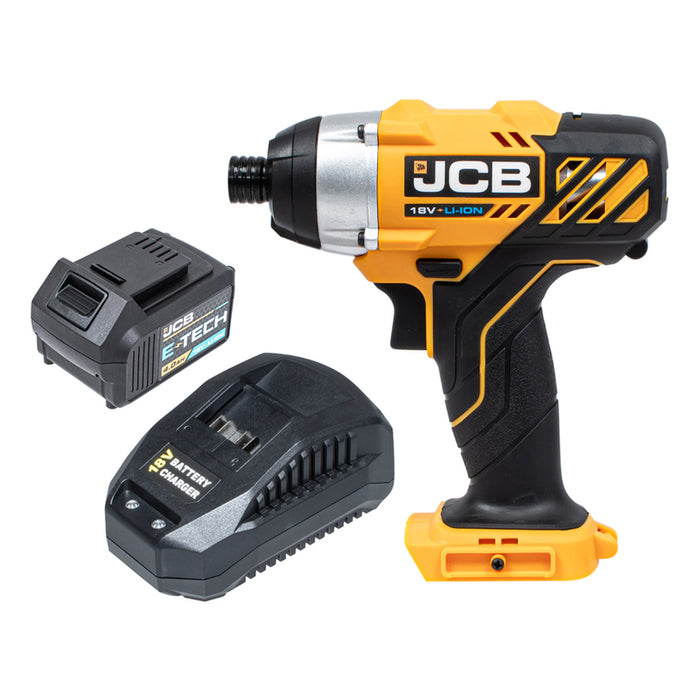 АКУМУЛАТОРЕН УДАРЕН ВИНТОВЕРТ JCB 18ID-B-E 18 V, 150.00 nm, 4.00 Ah