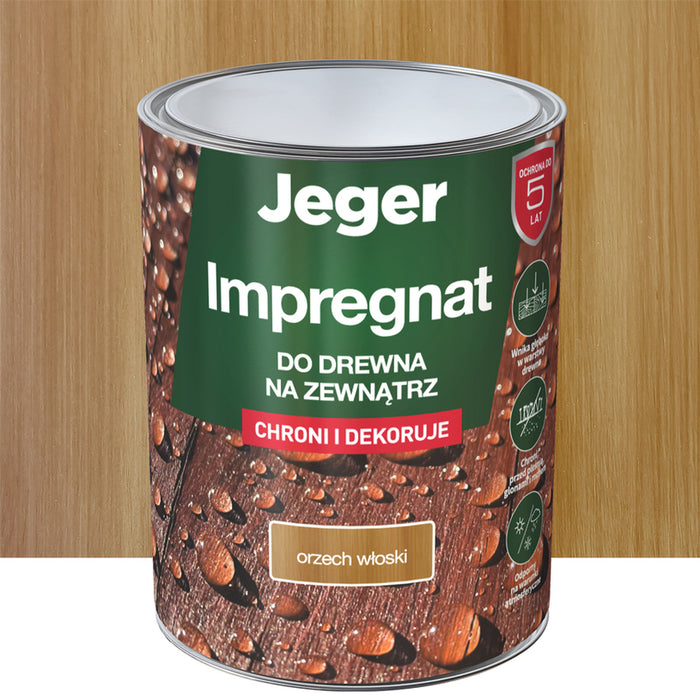 ИМПРЕГНАНТ ЗА ДЪРВО ОРЕХ 5 L JEGER