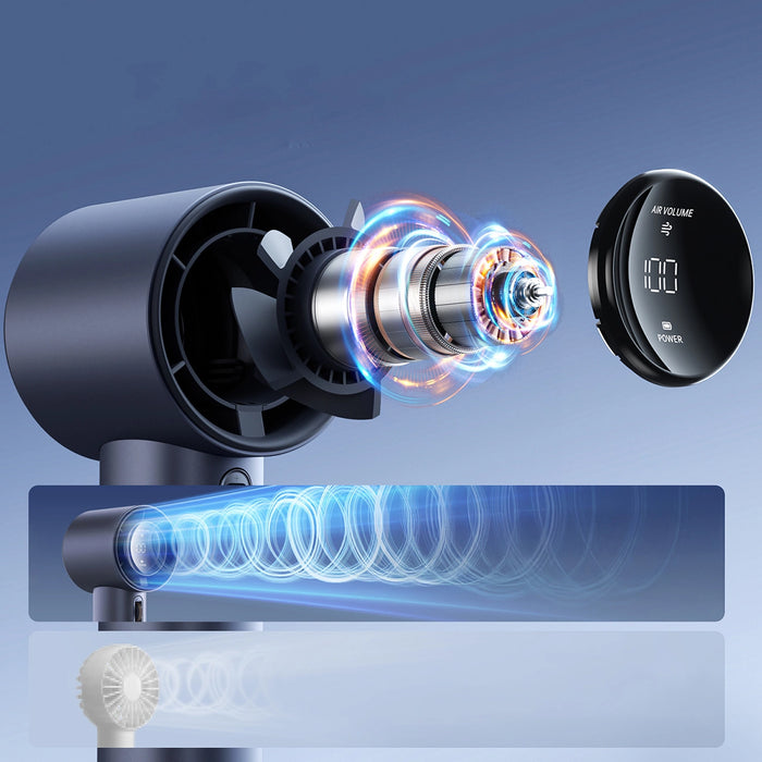 Jisulife Handheld Fan Pro1 FA53 (ABS) Преносим USB вентилатор - син