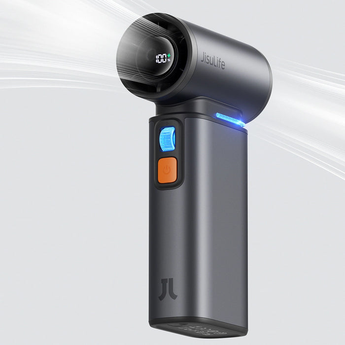 Jisulife Handheld Fan Ultra1 FA55 Портативен USB вентилатор - тъмно сив