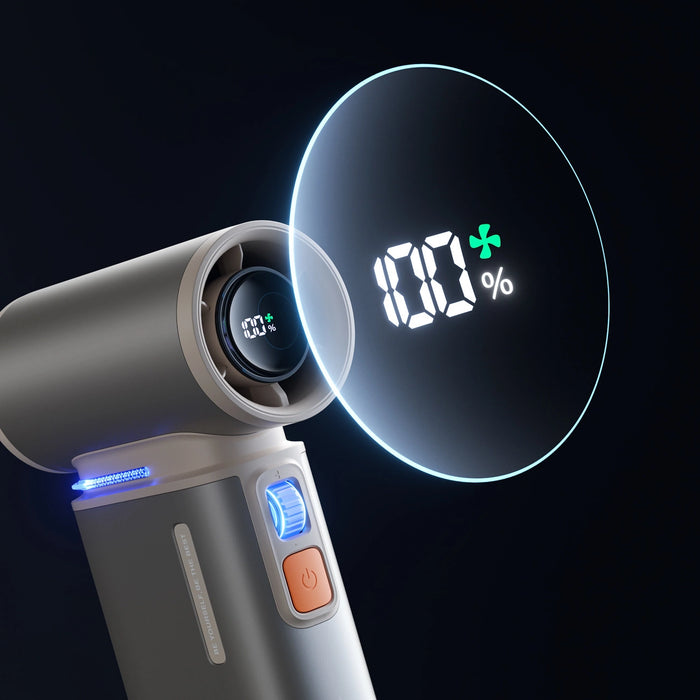 Jisulife Handheld Fan Ultra1 FA55 Портативен USB вентилатор - тъмно сив