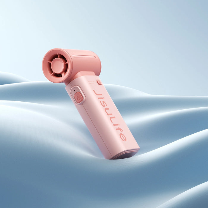 Ръчен вентилатор Jisulife Life9 5000mAh преносим USB вентилатор - розов