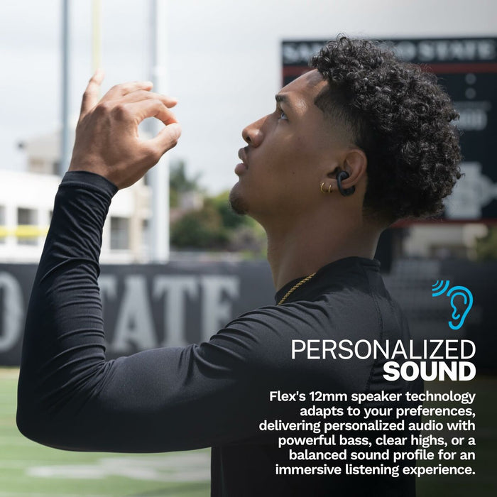 Безжични Слушалки с Кутия за Зареждане JLab IEUEBFLEXRBLK124 Черен