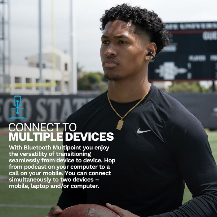 Безжични Слушалки с Кутия за Зареждане JLab IEUEBFLEXRBLK124 Черен