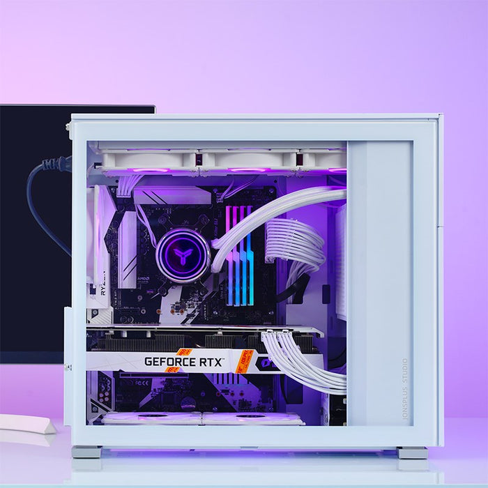 Кутия Jonsbo D41 Screen TG, mATX, Черна