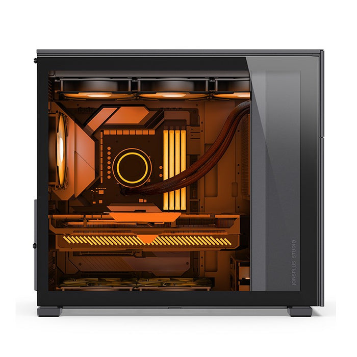 Кутия Jonsbo D41 Screen TG, mATX, Черна