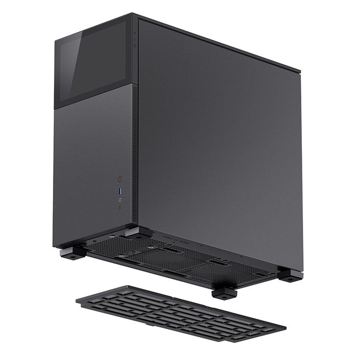 Кутия Jonsbo D41 Screen TG, mATX, Черна