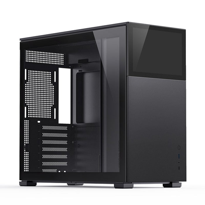 Кутия Jonsbo D41 Screen TG, mATX, Черна