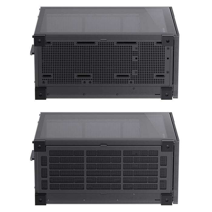 Кутия Jonsbo D41 Screen TG, mATX, Черна