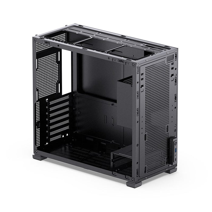 Кутия Jonsbo D41 Screen TG, mATX, Черна