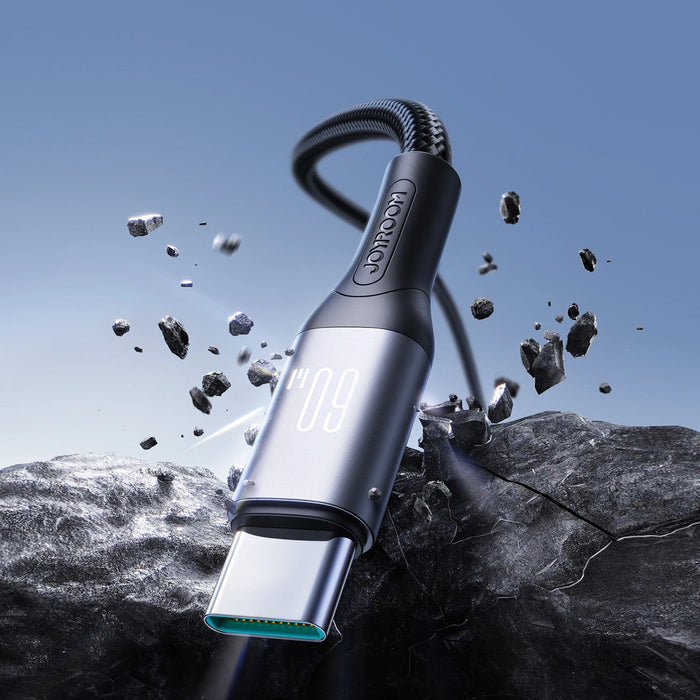 Joyroom S-A28 Flash Series 60W USB-C - USB-C кабел 2 м - черен