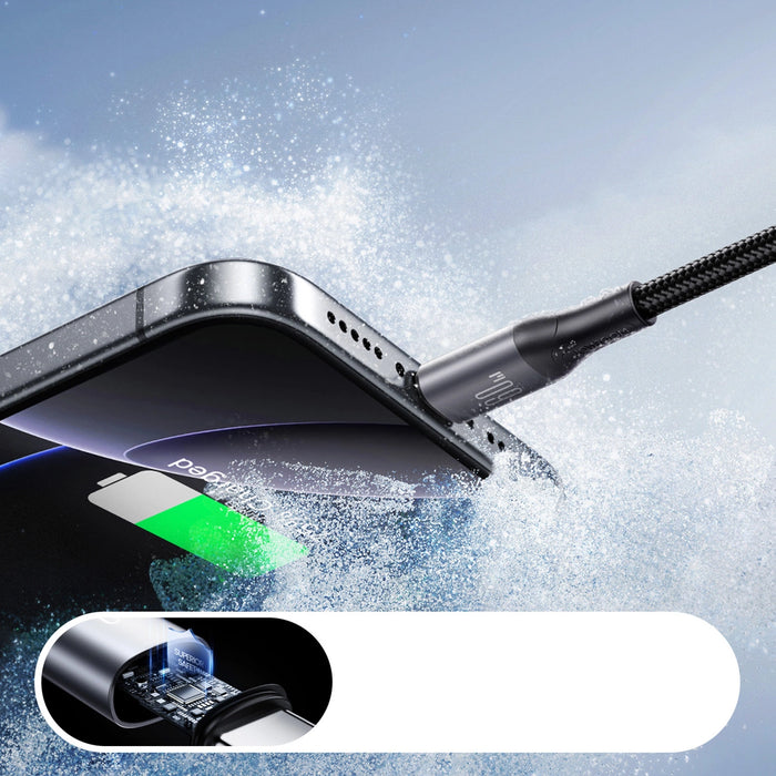 Joyroom S-A28 Flash Series 60W USB-C - USB-C кабел 2 м - черен