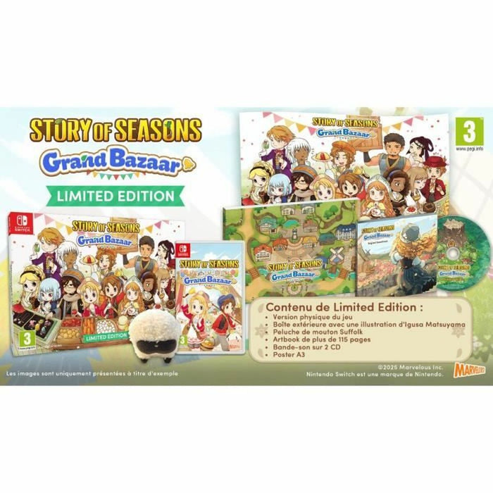 Видео игра за Switch Just For Games Story of Seasons: Grand Bazaar