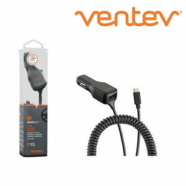 Автомобилно зарядно Ventev microUSB 3.0, 29430