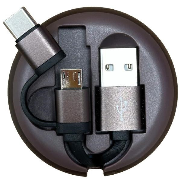 Кабел Richmond&amp;Finch MicroUSB, намотаем, камуфлажен