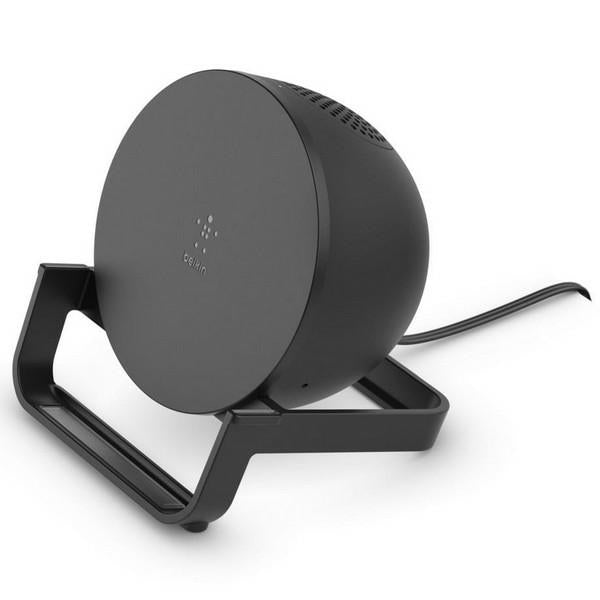 Индукционно зарядно Belkin с високоговорител, черно
