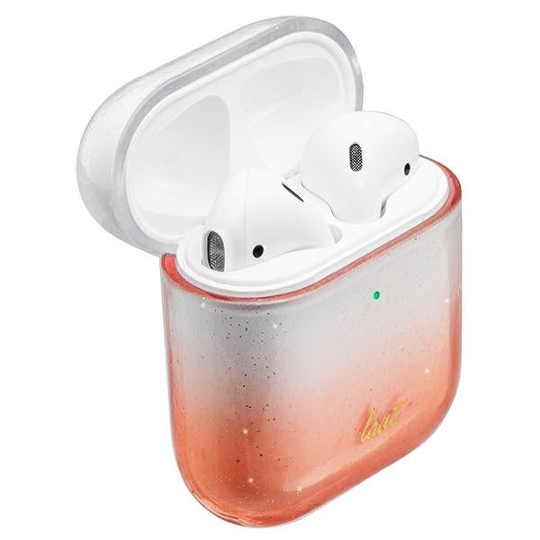 Калъф Laut Ombre Sparkle за AirPods 1/2, оранжев