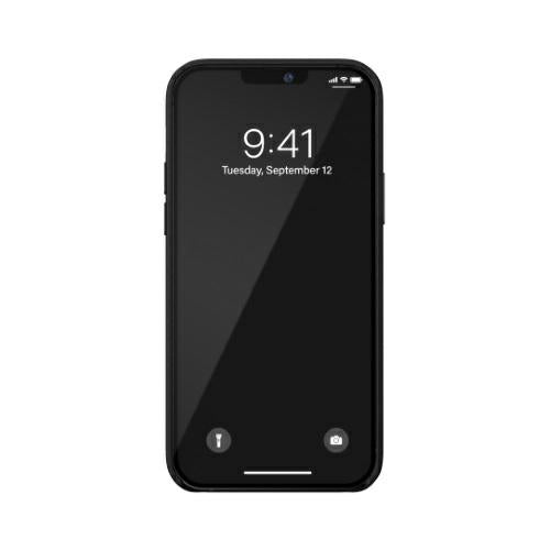 Кожен калъф Diesel Moulded Case Premium LeatherWrap за iPhone 12 Pro Max, черен