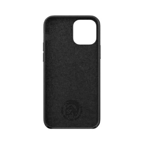 Кожен калъф Diesel Moulded Case Premium LeatherWrap за iPhone 12 Pro Max, черен