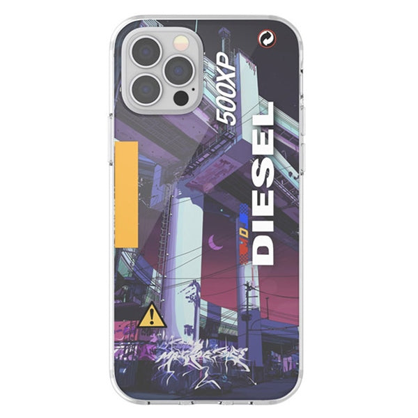 Прозрачен калъф Diesel Mad Dog Jones AOPiPhone 12/12 Pro, многоцветен