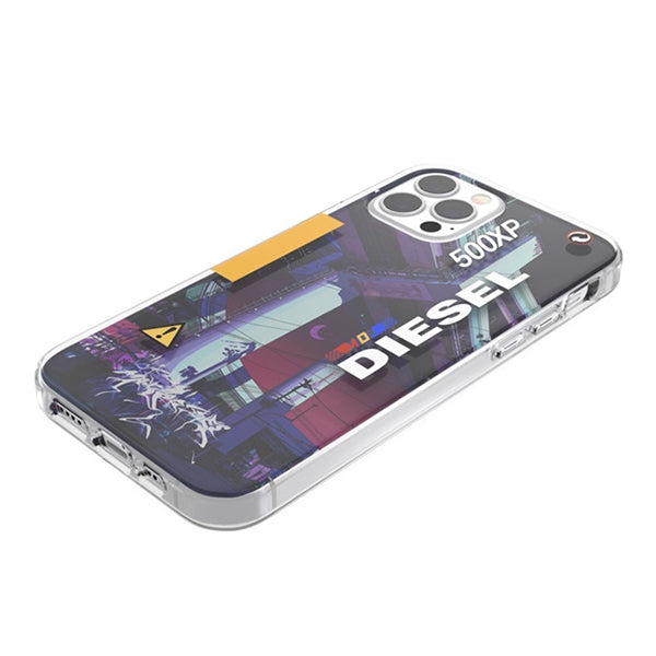 Прозрачен калъф Diesel Mad Dog Jones AOPiPhone 12/12 Pro, многоцветен