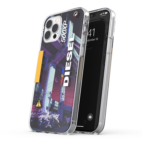 Прозрачен калъф Diesel Mad Dog Jones AOPiPhone 12/12 Pro, многоцветен