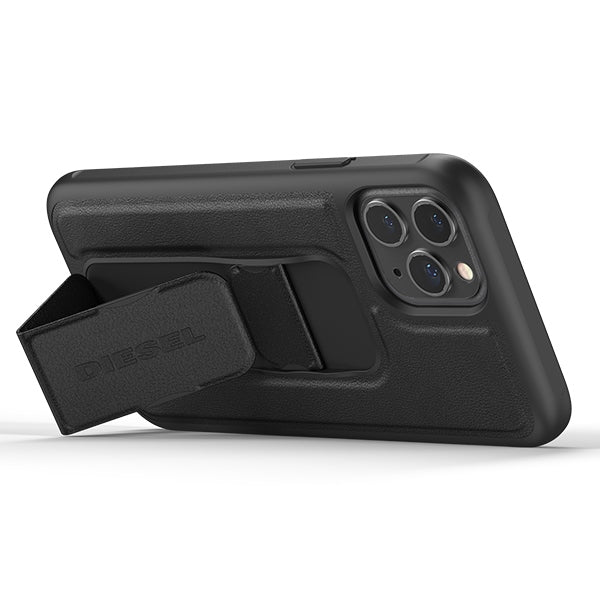Кожен калъф Diesel Grip Case iPhone12/12 Pro за iPhone 12 Pro, черен