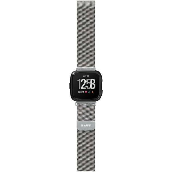 Каишка Laut Steel Fitbit Versa, сребрист
