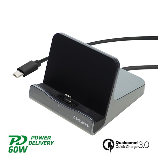 Док станция 4smarts VoltDock 60W за таблети, Gunmetal 462261