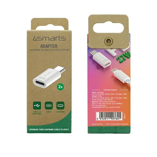 Адаптер 4smarts 27W USB-C/Lightning