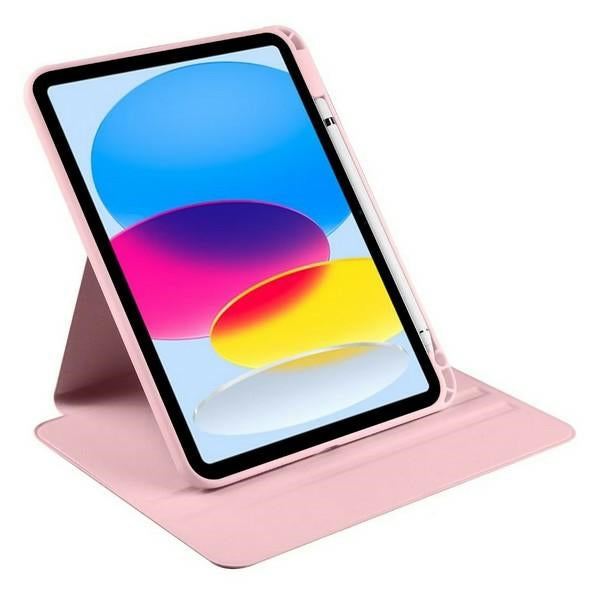 Калъф Stand за iPad 13 Pro 2024, розово-пясъчен