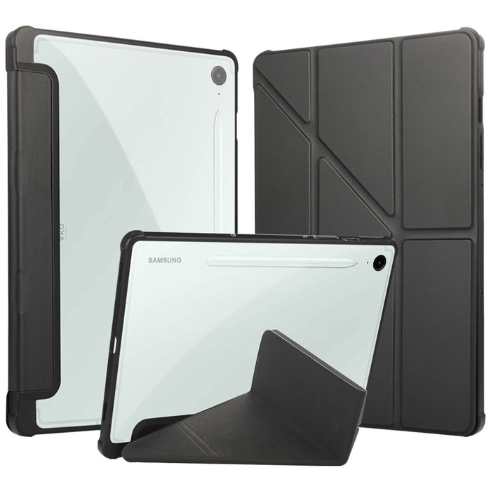 Твърд калъф Stand Samsung Tab S10 Ultra за Samsung Galaxy Tab S10 Ultra, черен