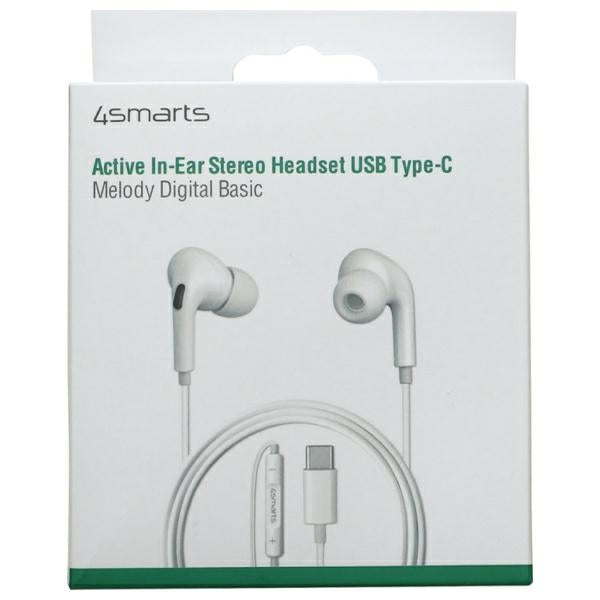 Слушалки 4smarts Melody Digital Basic с преобразувател D, бели