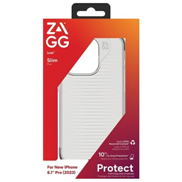Калъф ZAGG ZAGG Luxe Snap за iPhone 15 Pro, прозрачен