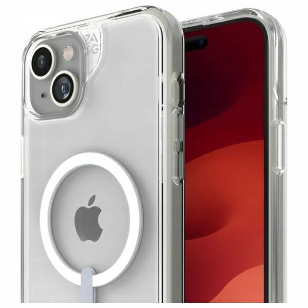 Калъф ZAGG ZAGG Crystal Palace Snap Kickstand MagSafe за iPhone 15 Plus, прозрачен