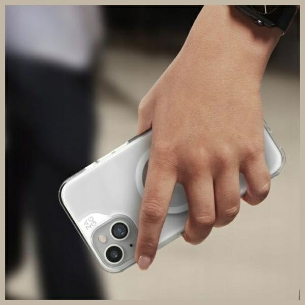 Калъф ZAGG ZAGG Crystal Palace Snap Kickstand MagSafe за iPhone 15 Plus, прозрачен